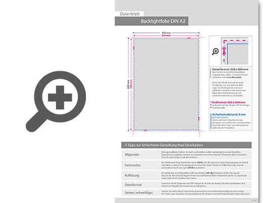 Product Bild hochwertige_transluzente_sk-folie_laminiert__4_0-farbig_bedruckt__din_a2